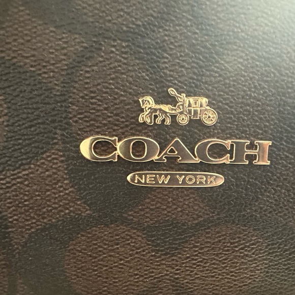 Coach signature tote bag brown/Black 1 93971 35745 4 - Picture 3 of 10